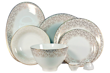 Столовый сервиз "Голден Глоу" 23/6, Royal Bone China item