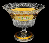 Салатник на ножке 15.5 см, хрусталь, Aurum Crystal s.r.o.