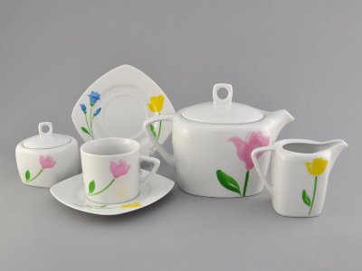 Чайный сервиз 15/6 Бьянка "Весенний букет", 1036, Leander item