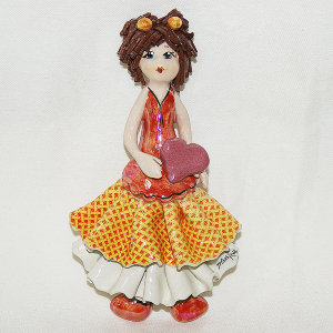 Магнит "Кукла с сердцем", Zampiva item