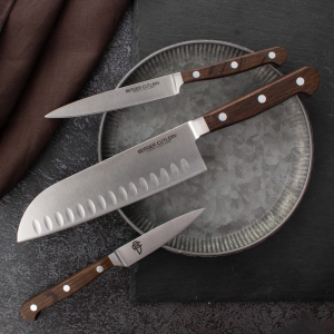 Нож для чистки и нарезки 12 см, Classic Smoked Oak, BERGER CUTLERY item