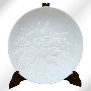 Декоративное блюдо, белое, 21 см, Royal Copenhagen item