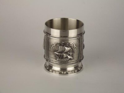 Стакан для виски оловянный "Парусник", 10320, Artina item