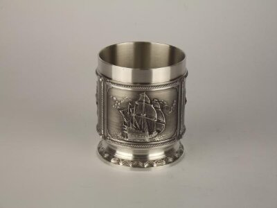 Стакан для виски оловянный "Парусник", 10320, Artina item