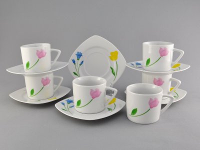 Чайный набор на 6 персон, Бьянка "Весенний букет", 1036, Leander item