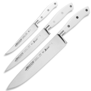 Набор из 3-х ножей с белой подставкой, Riviera Blanca, Arcos item