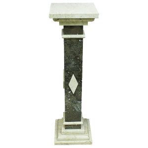 Колонна из мрамора, серый с светло-бежевым, 105 см, Fonderia Ruocco item