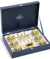Чайный набор на 6 персон "Gold Plated", Chinelli 