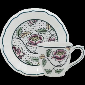 Чашка и блюдце для чая "Доминоте", Gien item