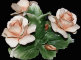 Подсвечник "Три розы", Artigiano Capodimonte item