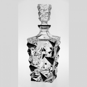 Штоф для виски "Glacier" матовый/чёрный, хрусталь, Bohemia Jihlava item