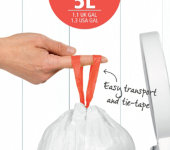 Пакеты для мусора (B) (в рулонах) 5л, 20шт, 311741, Brabantia Пакеты для мусора (B) (в рулонах) 5л, 20шт, 311741, Brabantia