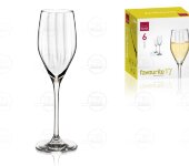 Бокалы для шампанского "Favorite Optical", набор 6 шт, Rona Бокалы для шампанского "Favorite Optical", набор 6 шт, Rona