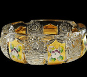 Пепельница, хрусталь с лепкой, Aurum Crystal Пепельница, хрусталь с лепкой, Aurum Crystal