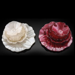 Блюдо круглое "Magnolia" 28 см, красный, IVV item