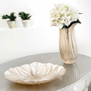Блюдо круглое "Magnolia" 28 см, слоновой кости, IVV item