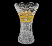 Ваза 16 см, хрусталь с лепкой, Aurum Crystal