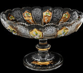 Салатник на ножке 25.5 см, хрусталь, Aurum Crystal s.r.o.
