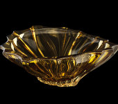 Салатник 33см "PLANTICA" амбер, Aurum Crystal s.r.o. Салатник 33см "PLANTICA" амбер, Aurum Crystal s.r.o.