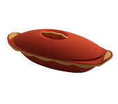 Овальная жаровня с крышкой "Pure", Silicone Zone   