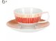 Набор чайных пар на 6 персон "Страйп Маниа красный", Royal Bone China item