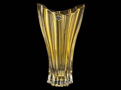 Ваза 32 см PLANTICA амбер, Aurum Crystal item