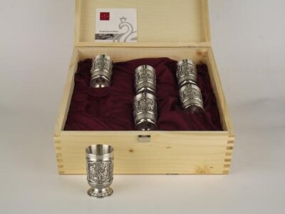 Набор стопок "Gambrinus" в деревянном ящике, 6 шт, 10420, Artina item