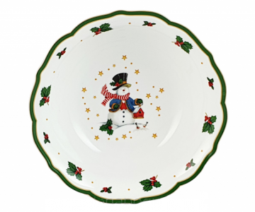 Салатник 23 см "Green Christmas", PORCELANA BOGUCICE item