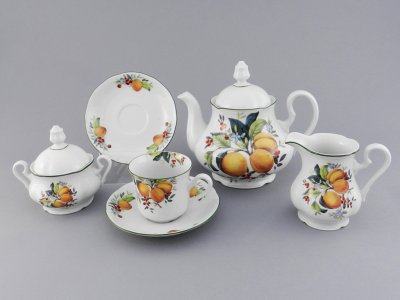 Чайный сервиз 15/6 Мэри-Энн "Абрикосы", 2409, Leander item