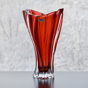 Ваза "Plantica" red, Aurum Crystal item