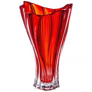 Ваза "Plantica" red, Aurum Crystal item