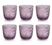 IVV Набор стаканов 6 шт Tricot Amethyst 300 мл IVV Набор стаканов 6 шт Tricot Amethyst 300 мл