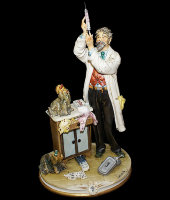 Статуэтка "Ветеринар", Venere Porcellane d'Arte