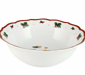 Салатник 26 см "Red Christmas", PORCELANA BOGUCICE Салатник 26 см "Red Christmas", PORCELANA BOGUCICE
