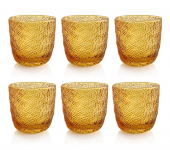 IVV Набор стаканов 6 шт Tricot Amber 300 мл IVV Набор стаканов 6 шт Tricot Amber 300 мл
