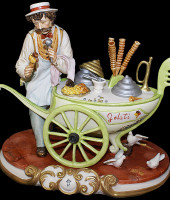 Статуэтка "Мороженщик",  Venere Porcellane d'Arte