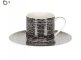 Набор кофейных пар на 6 персон "Саби чёрный", Royal Bone China item