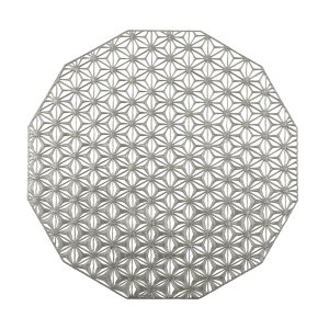 Салфетка подстановочная, винил, диаметр 36 см, Gunmetal item