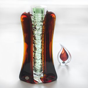 Ваза декоративная 38см, Vaclav Ruzicka-RIVA GLASS item