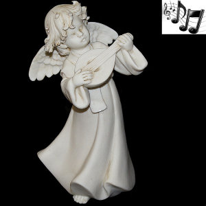 Статуэтка музыкальная "Ангел с мандолиной", Venere Porcellane d'Arte item
