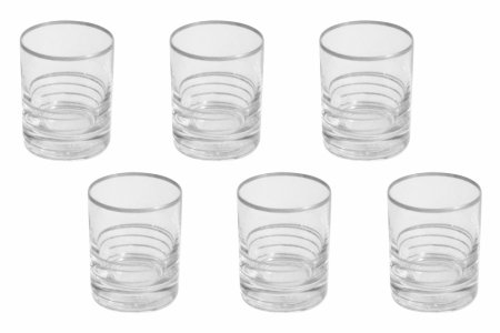Набор: 6 стопок для водки Спираль (серебро) item