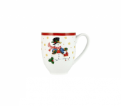 Кружка 350 мл "Red Christmas", PORCELANA BOGUCICE Кружка 350 мл "Red Christmas", PORCELANA BOGUCICE