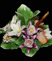 Подсвечник "Цветы", Artigiano Capodimonte