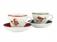 Чайный набор на 2 персоны "Christmas", PORCELANA BOGUCICE item