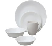 Набор посуды "Winter Frost White", 30 предметов, Corelle Набор посуды "Winter Frost White", 30 предметов, Corelle