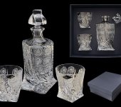 Набор для виски, 3 предмета, хрусталь, Aurum Crystal Набор для виски, 3 предмета, хрусталь, Aurum Crystal