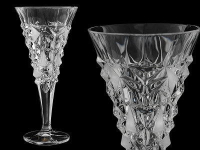 Бокалы для вина матовые льдинки "Glacier" 6 шт, Bohemia Jihlava item