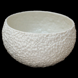 Кашпо, цвет: белый глянцевый, d 19 cm, h 12 cm 1218/2B item