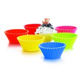 Набор для кексов из 6 силиконовых форм, Silicone Zone Набор для кексов из 6 силиконовых форм, Silicone Zone