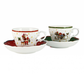 Кофейный набор на 2 персоны "Christmas", PORCELANA BOGUCICE Кофейный набор на 2 персоны "Christmas", PORCELANA BOGUCICE